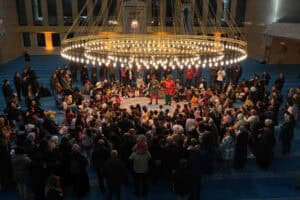 Miniklerle Ramazan etkinliği, çocuklar ve aileler büyük ilgi gösteriyor.