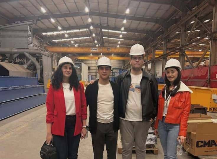 CMAK Vinç’te TÜBİTAK 2209-B Projesi Kapsamında Akademisyenlerin Liderliğinde Öğrencilerden Uygulamalı Firma Ziyareti