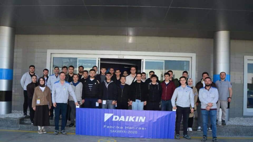 SUBÜ Makine ve Metal Teknolojileri Öğrencileri Daikin A.Ş. Fabrikasında Üretim Süreçlerini Uygulamalı Olarak İnceledi